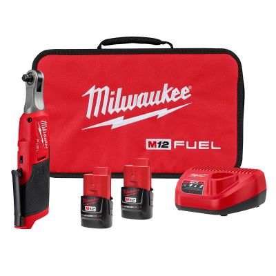 Milwaukee M12 FUEL 3/8" Hi-Speed Ratchet Kit