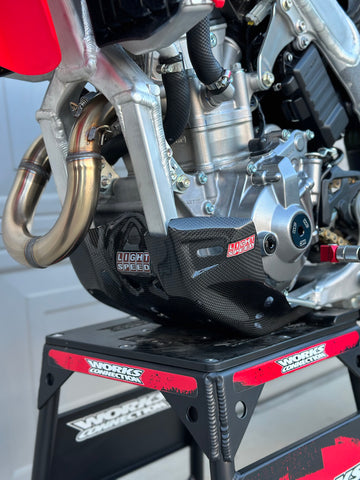 LightSpeed CF Skid Plate Honda CRF250 (22-26) CRF450 (21-26)