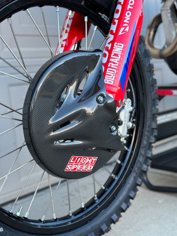 Lightspeed CF Front Disc Guard Honda CRF250/450