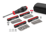 Tekton 1/4 Inch Bit Driver and Bit Set with Case (37-Piece)