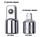 DCMX 3/8" Drive T-Handle Wrench w/ 1/4" & 1/2" Adaptors