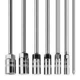 DCMX 7PC T-Handle Wrench Set (8, 10, 12, 14, 17, 19mm + #2 Screwdriver)