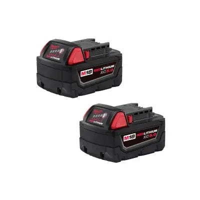 Milwaukee Tool M18 REDLITHIUM™ XC5.0 Extended Capacity Battery Two Pack