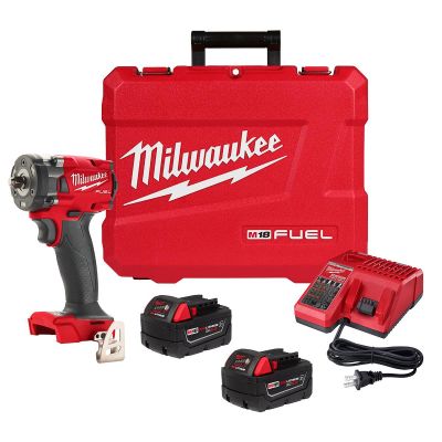 Milwaukee Tool M18 FUEL 3/8 inch Compact Impact Wrench w/ Friction Ring Kit