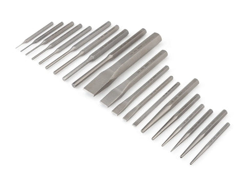 Tekton Punch and Chisel Set, 20-Piece (Center, Solid, Pin, Chisel)