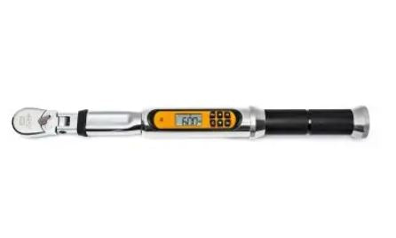 GearWrench 3/8" Drive Flex-Head Electronic Torque Wrench w/ Angle 10 - 100 Ft-lb