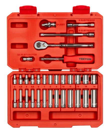 Amazon.co.jp: TEKTON 1/4インチドライブ 2レールソケット