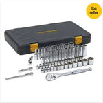 Gearwrench 56-Piece 3/8" Drive 6 Point SAE/Metric Socket Set