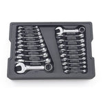 Gearwrench 20PC SAE/METRIC STUBBY COMBO WRENCH SET