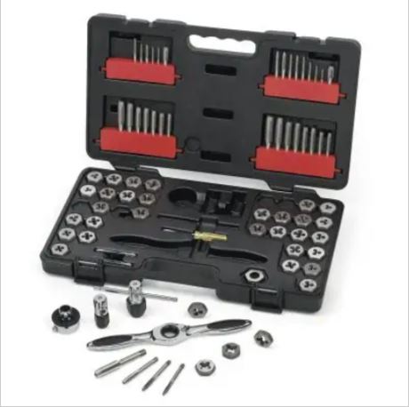 GearWrench 75-Piece Fract. SAE/Metric Ratcheting Tap and Die Set